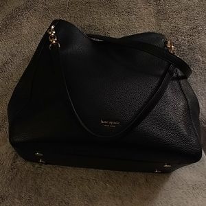Authentic Kate Spade soft black leather bag